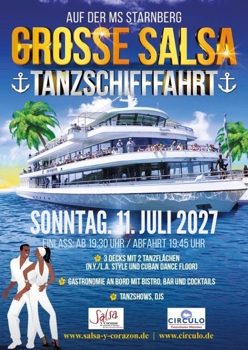 Große SALSA-Tanzschifffahrt 
